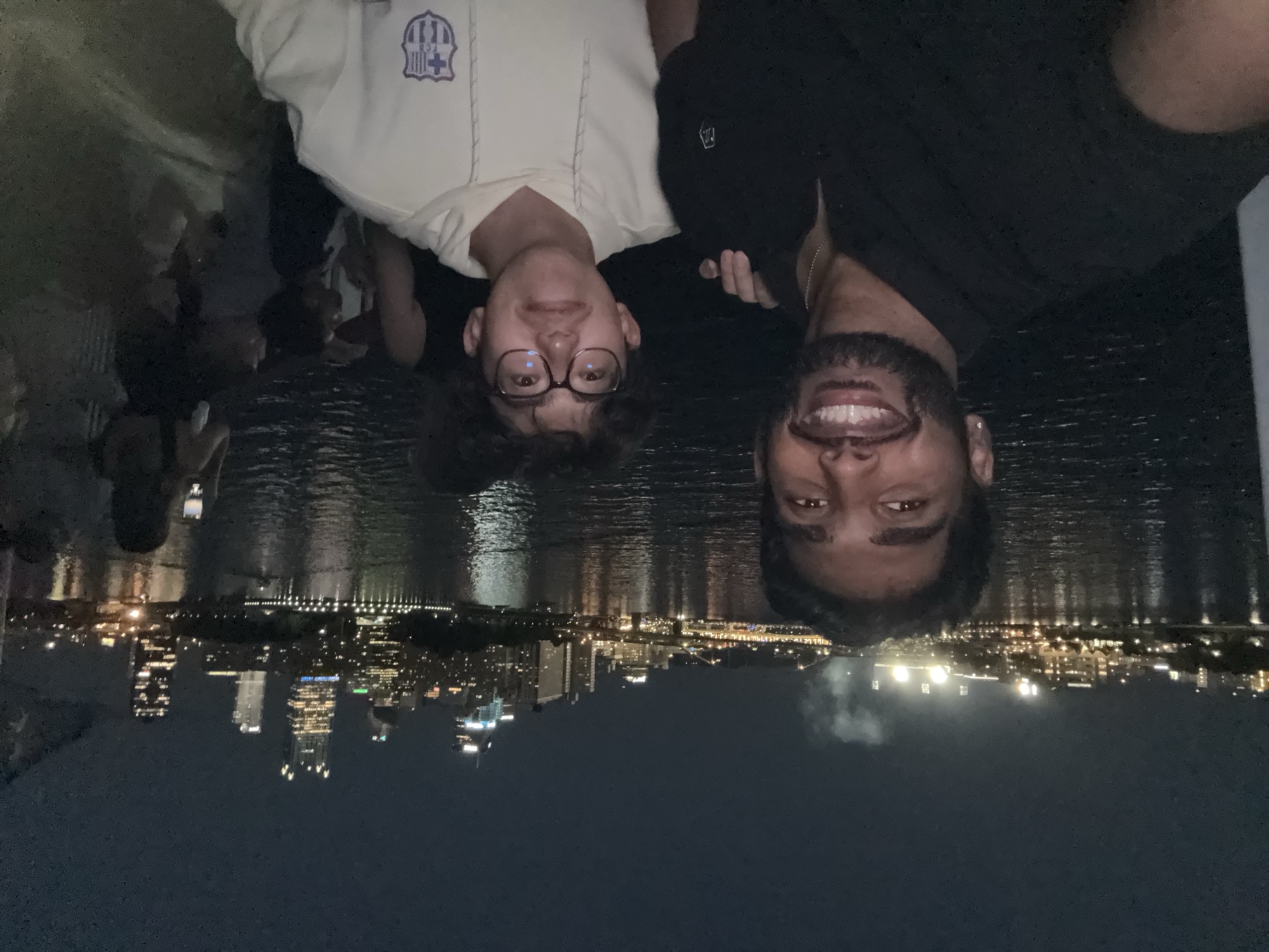 With friends